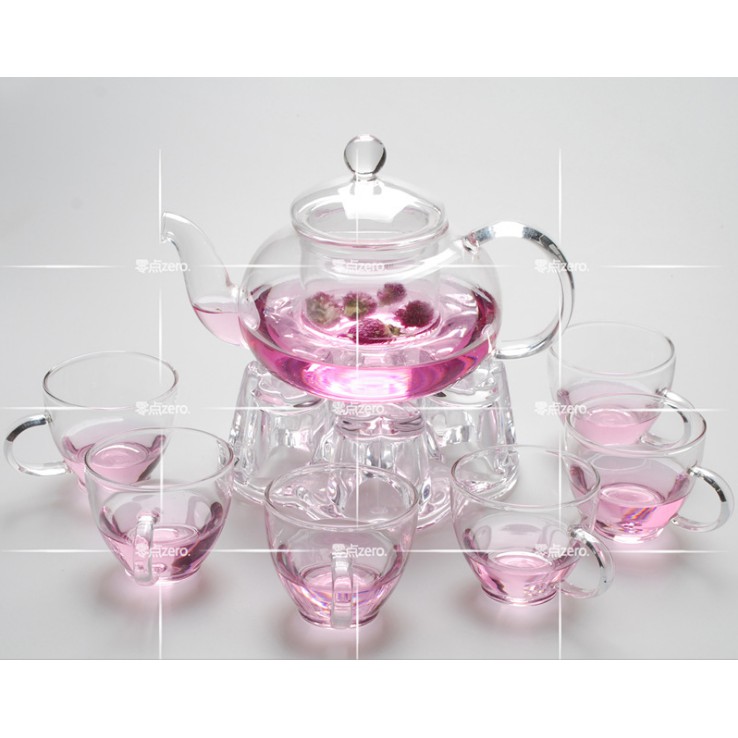 Bộ ấm trà thủy tinh chịu nhiệt BAT 121